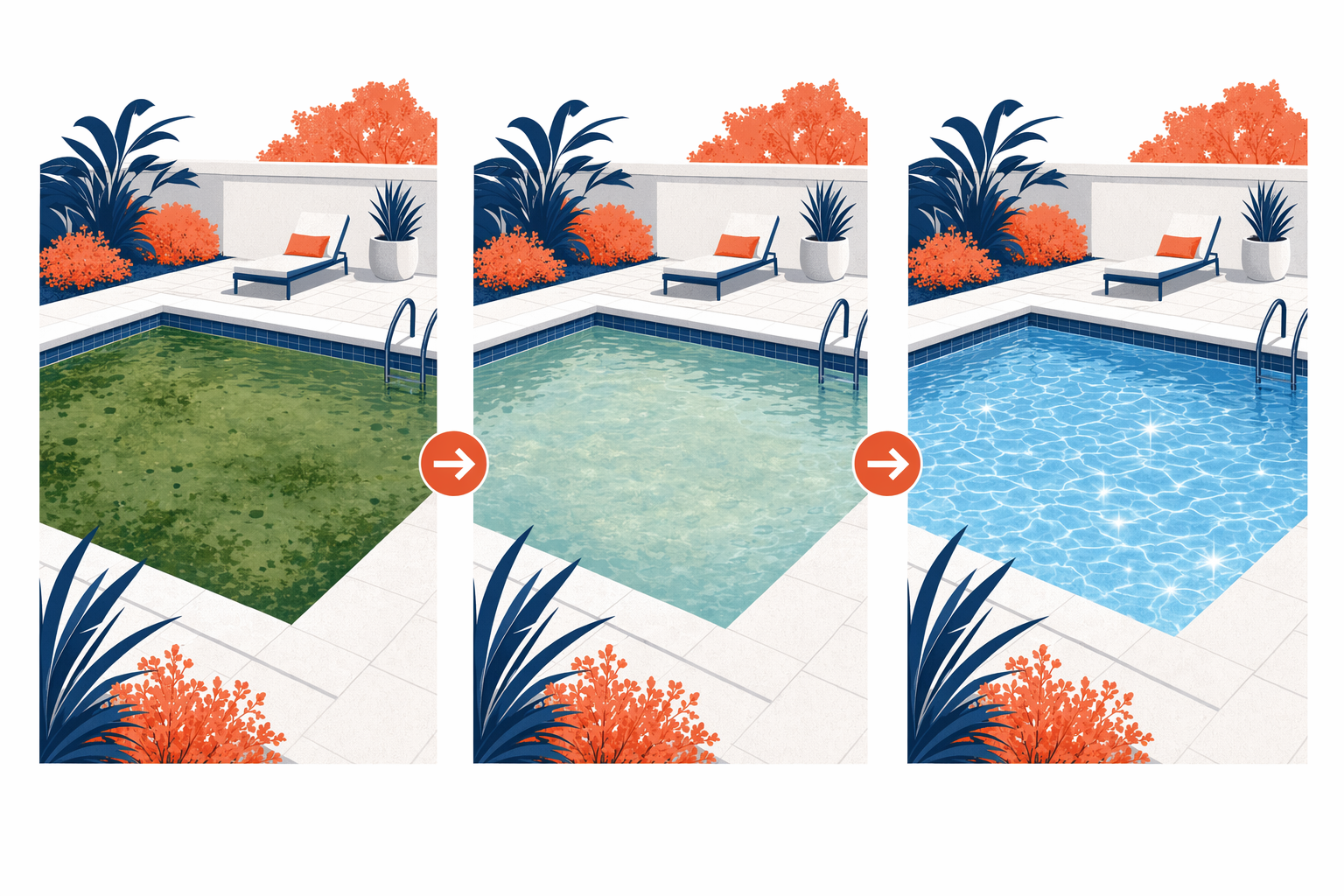 Illustration for Green Pool? How It Gets Cleared Up