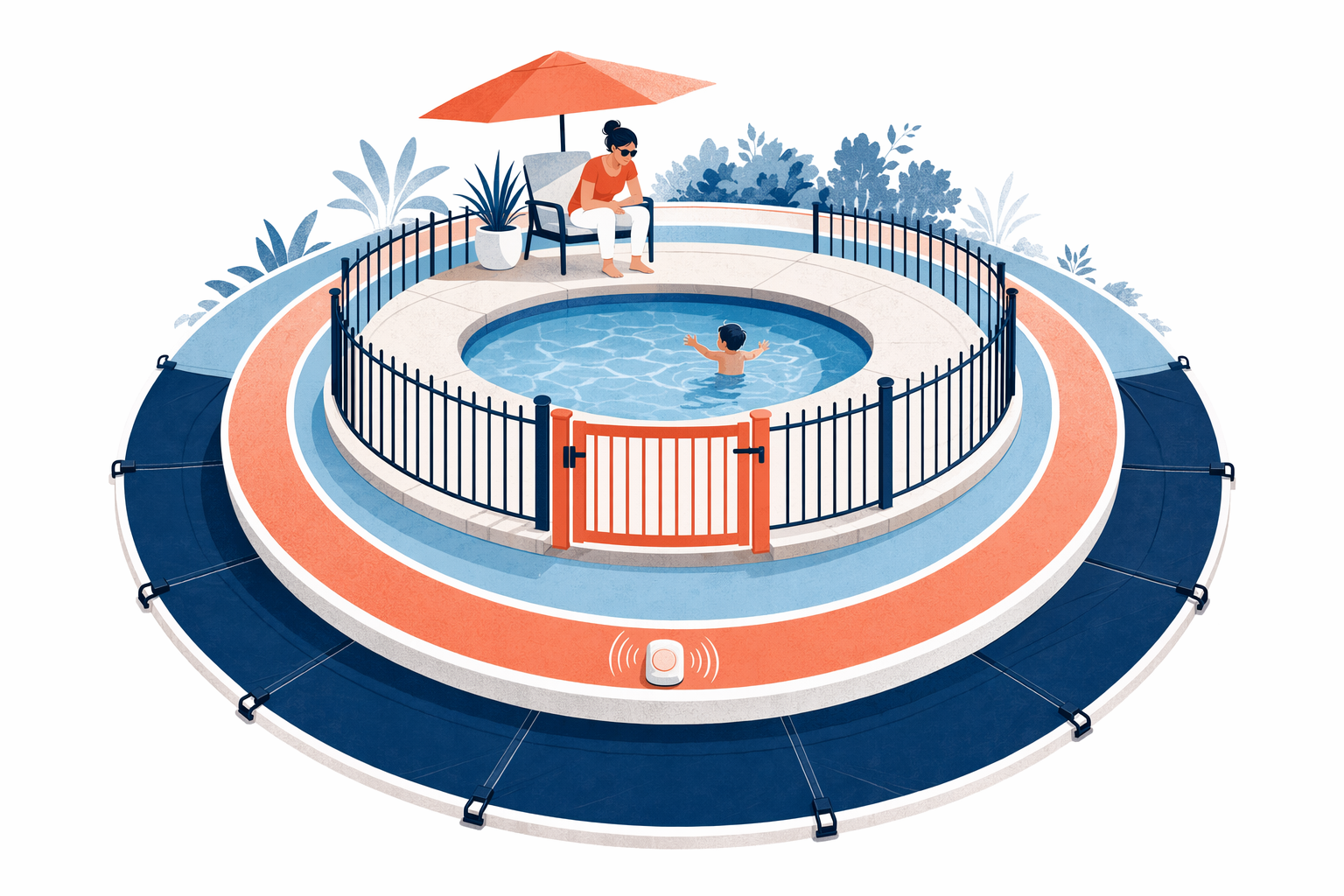 Illustration for Pool safety basics & drowning prevention