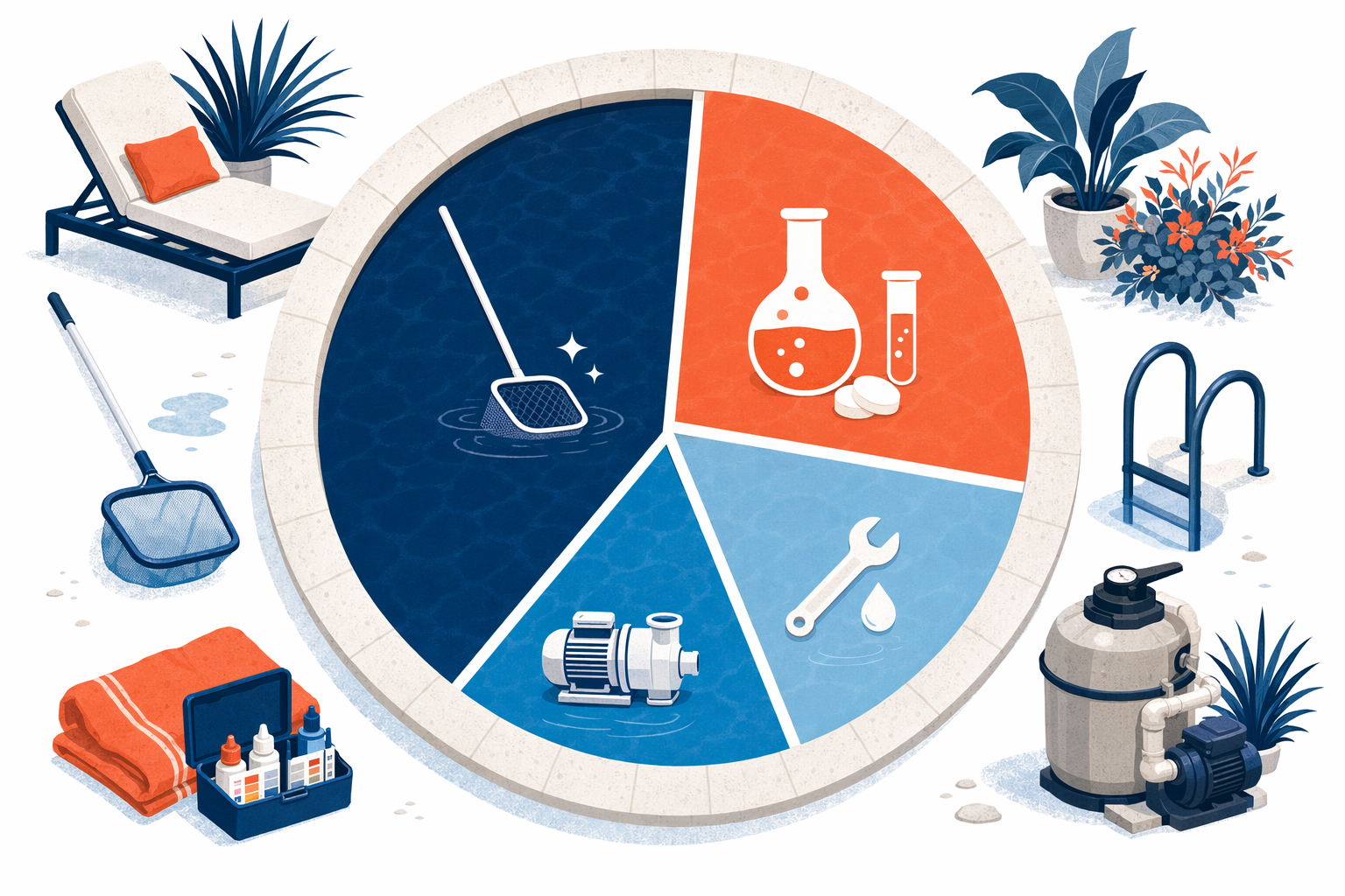 Illustration for Where your pool budget actually goes
